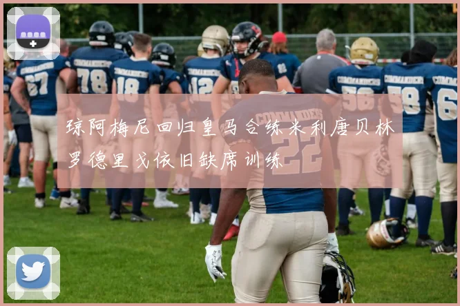 琼阿梅尼回归皇马合练米利唐贝林罗德里戈依旧缺席训练